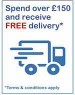 Spend over £150 and receive FREE delivery* *Terms & Conditions Apply